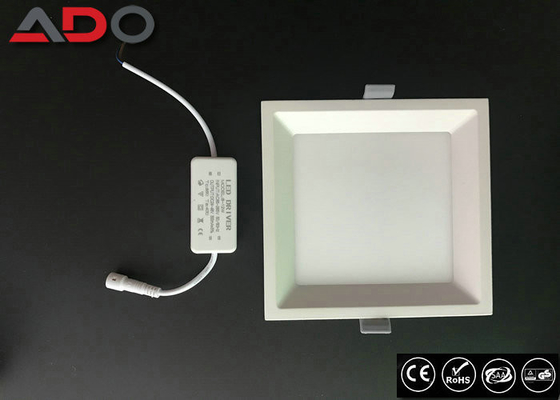 5W 9W 12W LED Panel Light Dimmable AC85 - 265V 6000K Square 80-90LM/W supplier